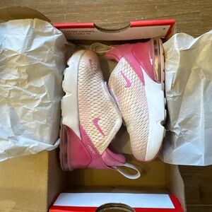 Nike Kids Sneakers White and Pink with Box